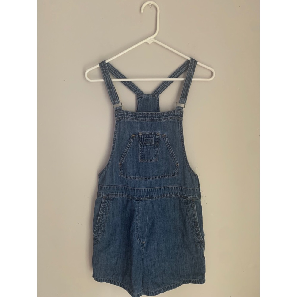 New York & Company Jean Overall Shorts